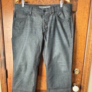 Express Black Kingston Classic Fit Straight Leg Jeans 36x30